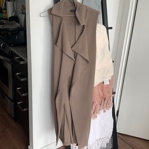 Mendocino seven sisters tan long vest